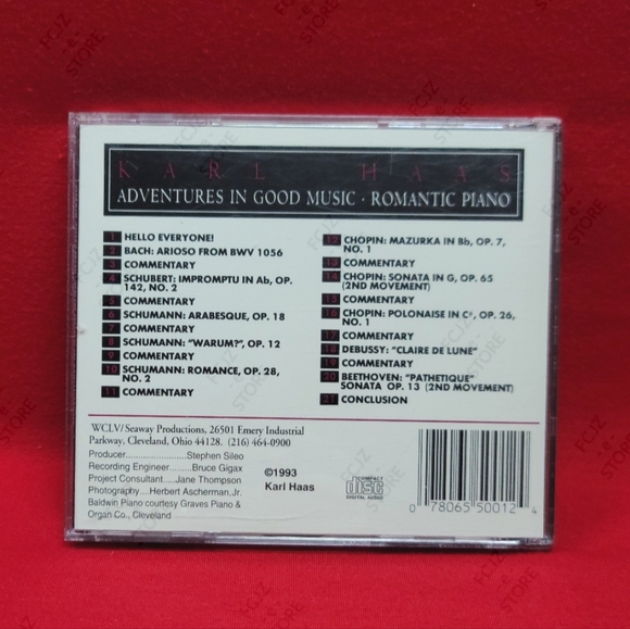 Karl Haas: Adventures In Good Music/Romantic Piano Music CD (1993, Karl Hass) - Picture 7 of 8
